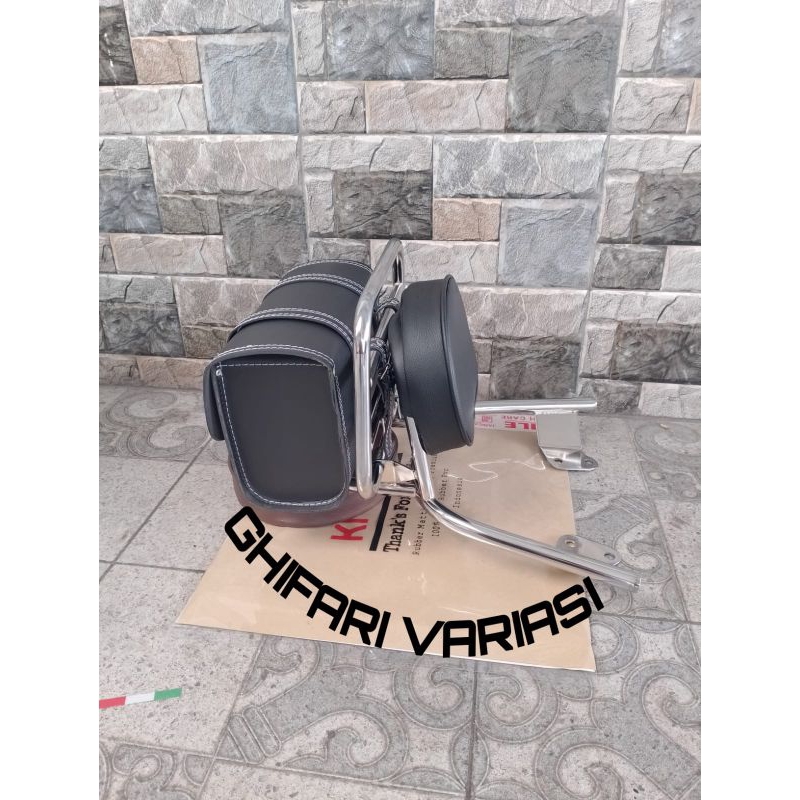 Jual BACKRACK Scoopy Fazzio Genio Grand Filano / Back Rack Motor Metik ...