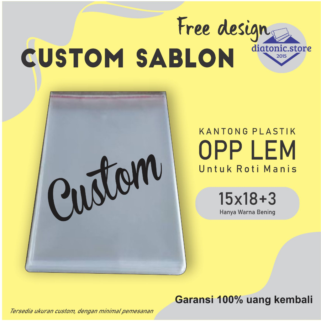 Jual PLASTIK ROTI MANIS 15x18 | Shopee Indonesia