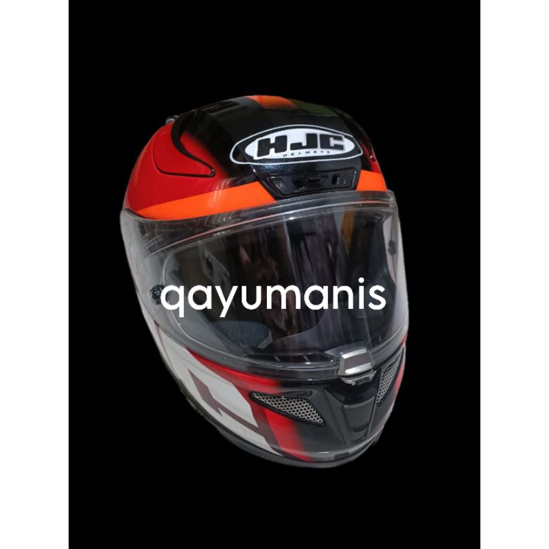 Helm full hot sale face enteng