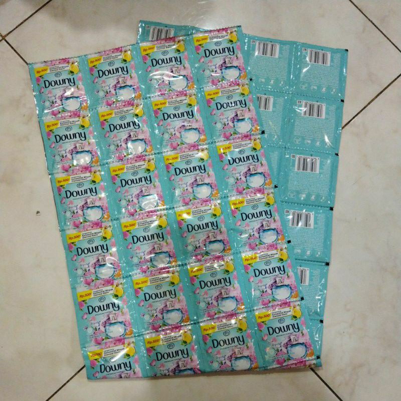 Jual Downy Renceng 500 (1 Lembar isi 48 pcs) | Shopee Indonesia
