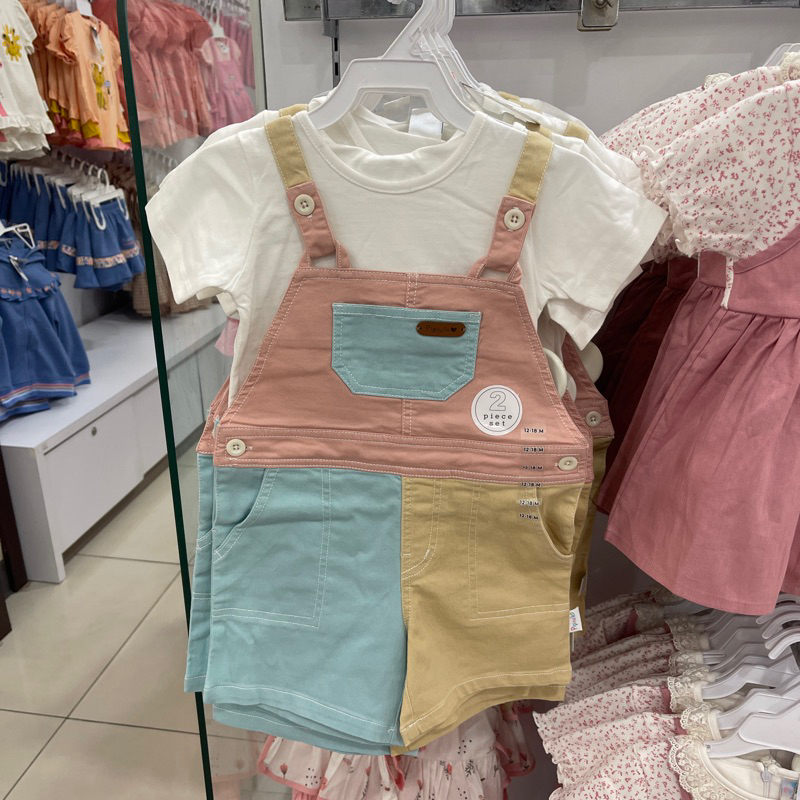 Pipiniko Dino Detail Overall Anak Laki-laki