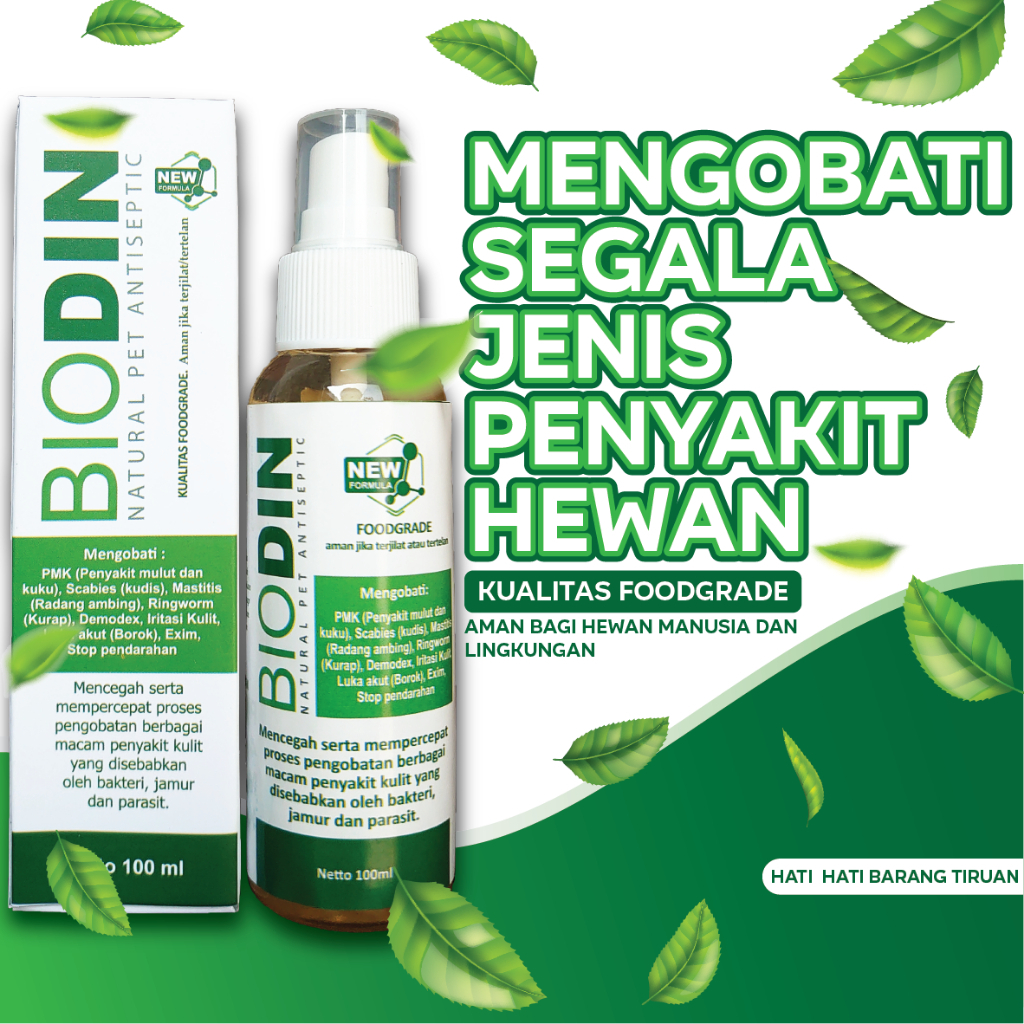 Jual Obat Jamur Scabies Spray Biodin Shopee Indonesia