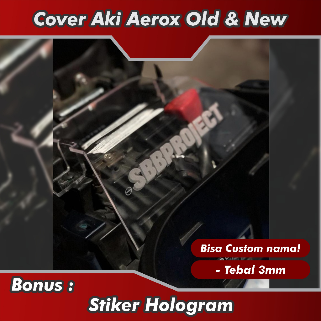 Jual Tutup Aki Akrilik Aerox NEW & Old bisa Custom nama | Shopee Indonesia