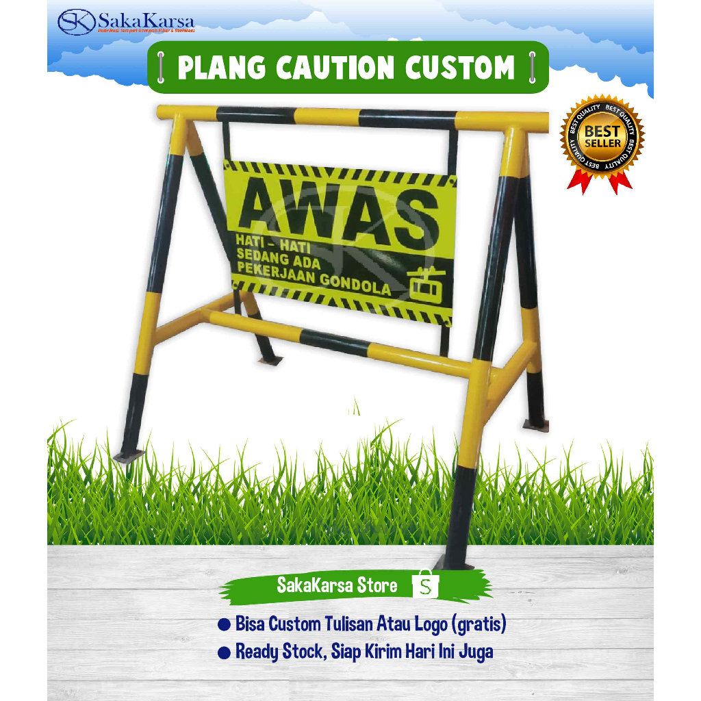 Jual PLANG PERINGATAN RAMBU PERINGATAN BERKUALITAS BISA CUSTOM | Shopee ...
