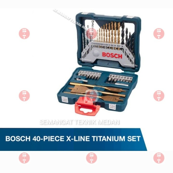 Jual BOSCH X LINE X40TI X 40 X40 TI MATA BOR MATA OBENG KOMBINASI SET