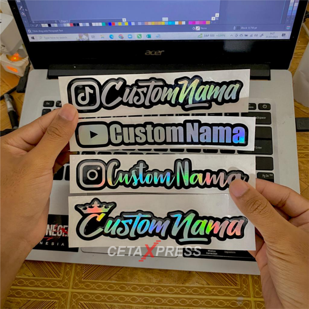 Jual Sticker Nama Terlengkap & Harga Terbaru April 2026 | Shopee Indonesia