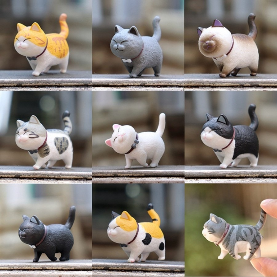 Jual FIGURE KUCING Figurin Topper Cake Cat Lovers Kucing | Shopee Indonesia