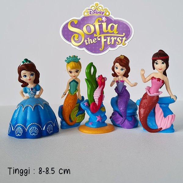 Jual Figure Set Putri Duyung Mermaid Princess Sofia Topper Cake Kue Sofia Shopee Indonesia 7002