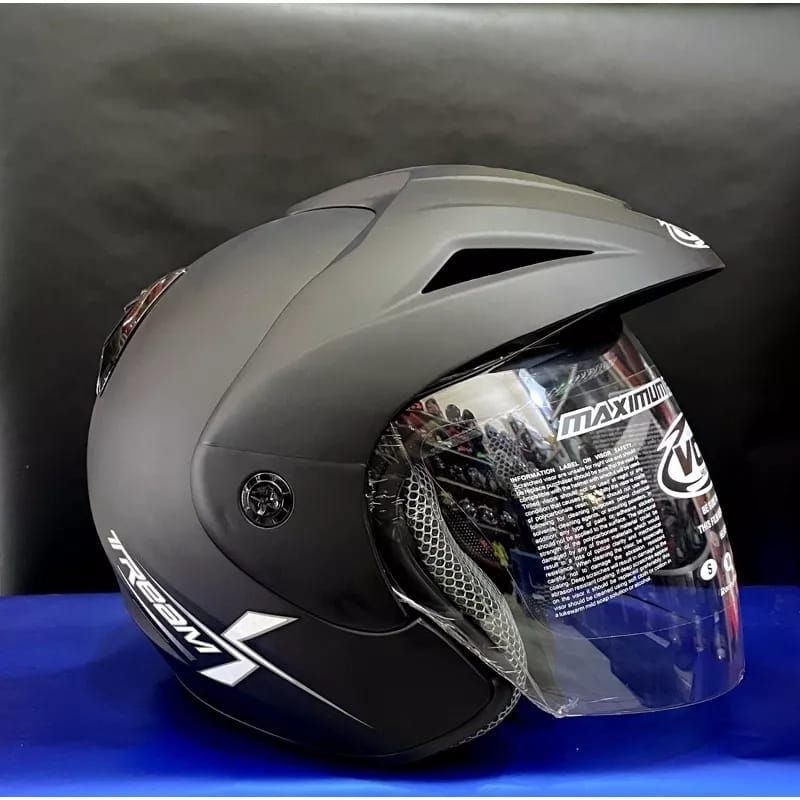Jual HELM VOG XTREAM FULL WARNA SOLID ORIGINAL PRODUK | Shopee Indonesia