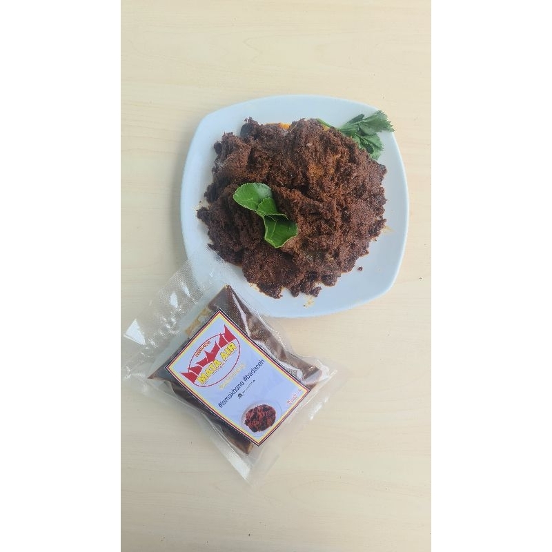 Jual rendang daging sapi mata air asli padang pariaman 350 gram (5 ...