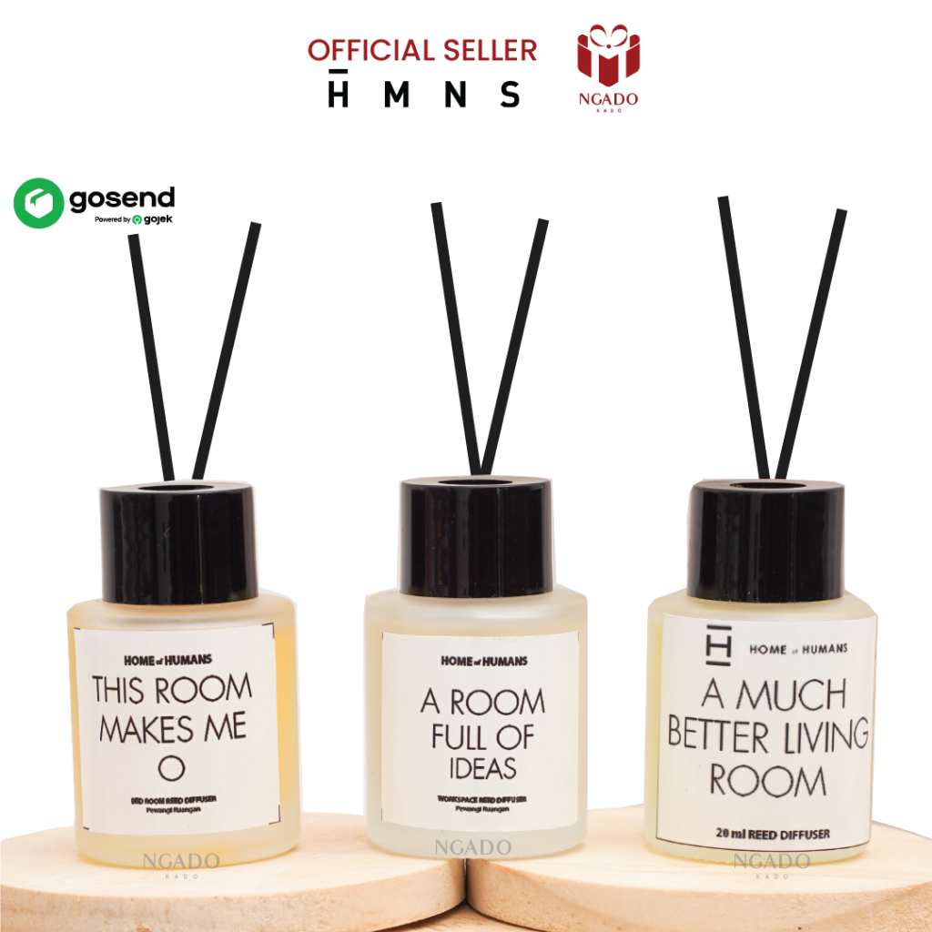 Jual Share in Jar Home of Humans Reed Diffuser A Room Full of Ideas A