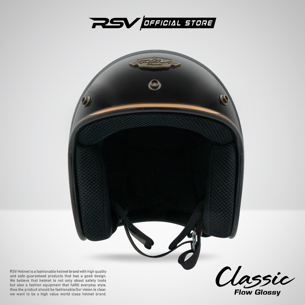 Jual RSV HELM CLASSIC FLOW GLOSSY | Shopee Indonesia