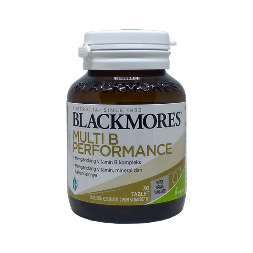 Jual Blackmores Multi B Performance 30 Tablet - Vitamin B Kompleks ...