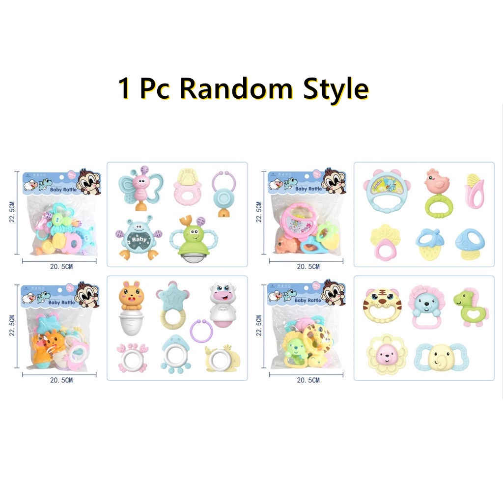 Jual Gaudi 11 Pcs Mainan Shake Teether Kids Toys Mainan Perkembangan