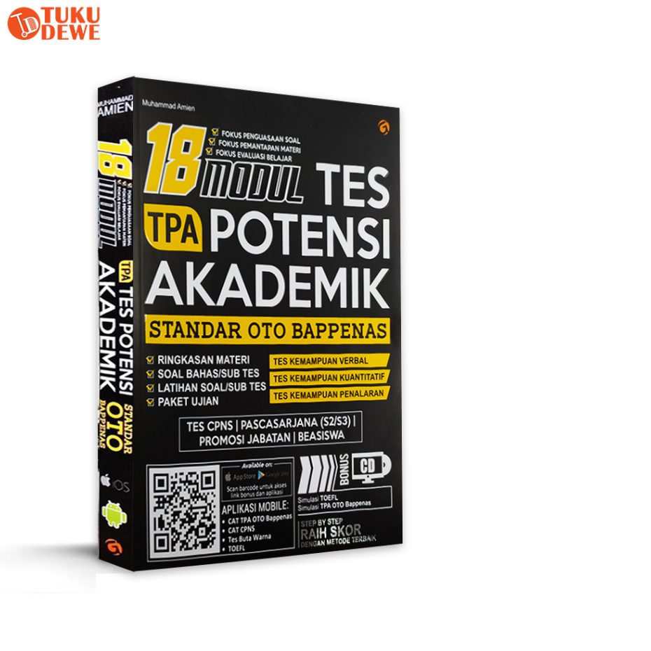 Jual Buku Psikotes 18 Modul Tpa Tes Potensi Akademik Standar Oto ...