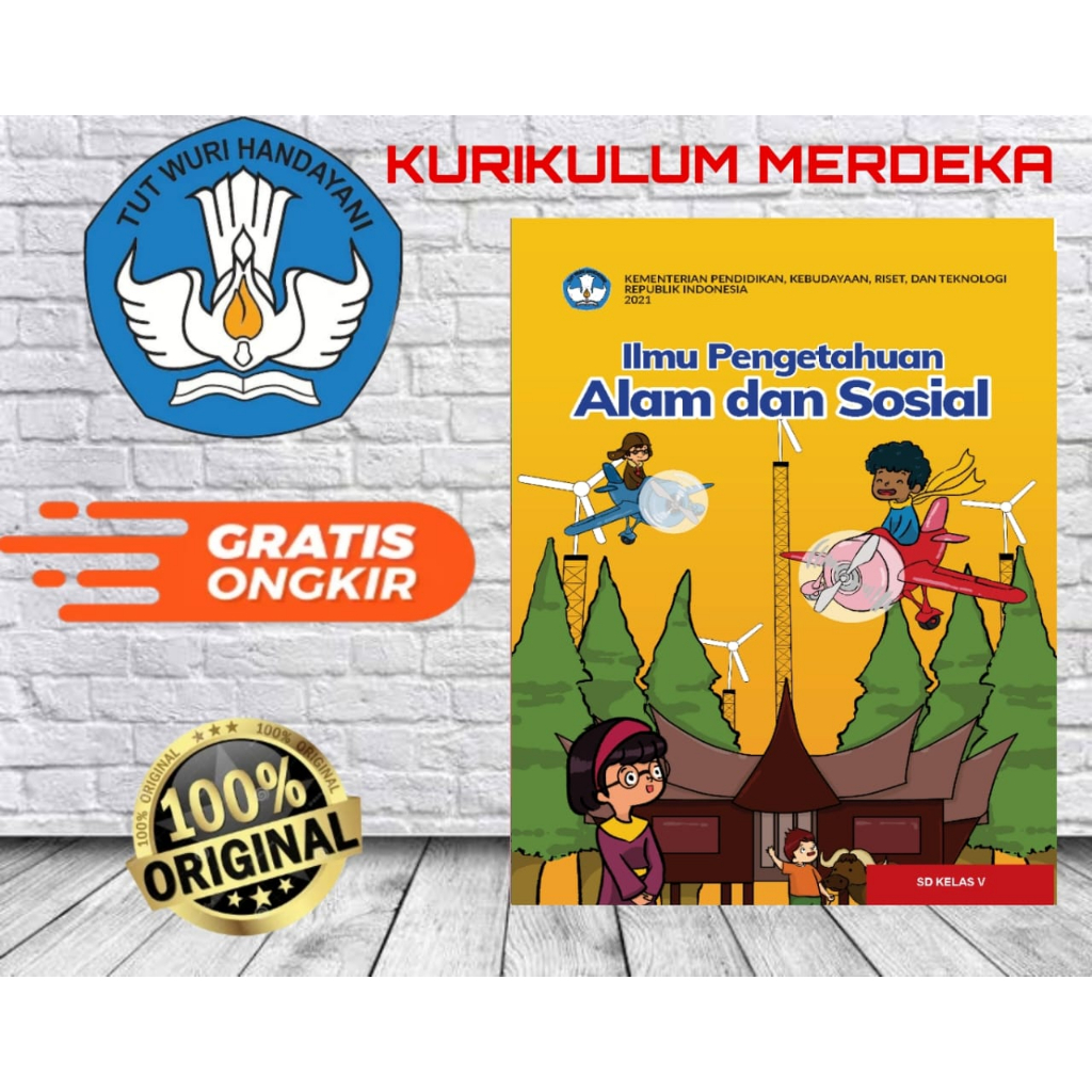 Jual Buku Paket Siswa Ilmu Pengetahuan Alam dan Sosial SD Kelas 5 ...
