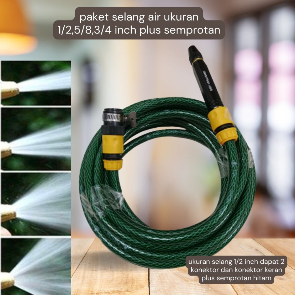 Jual Selang Air Garden Hose Fuli Lapis Cuci Motor Mobil Kebun Taman