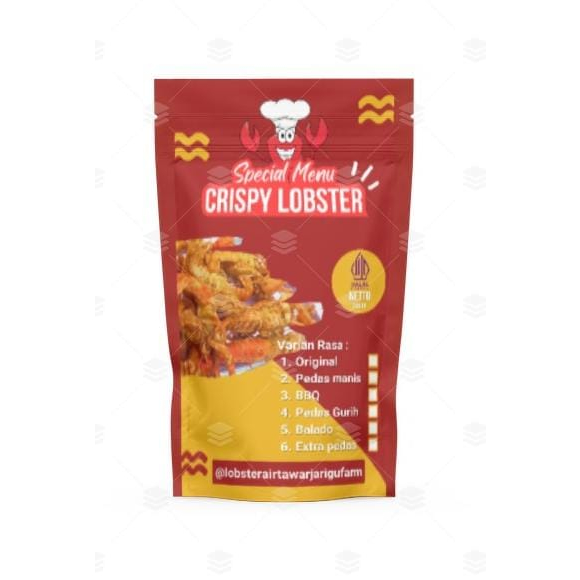 Jual CRISPY LOBSTER 100 dan 250 GRAM HALAL Shopee Indonesia