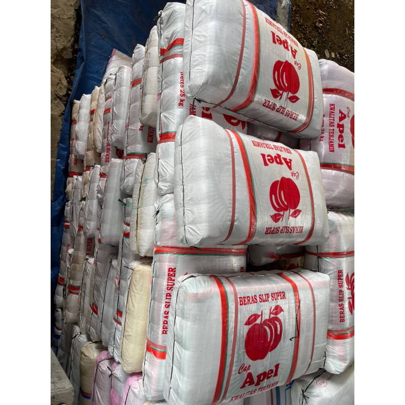 Jual Karung Beras 25 Kg Kti Bening Cap Apel Merah 1000 Lembar 1 Ball