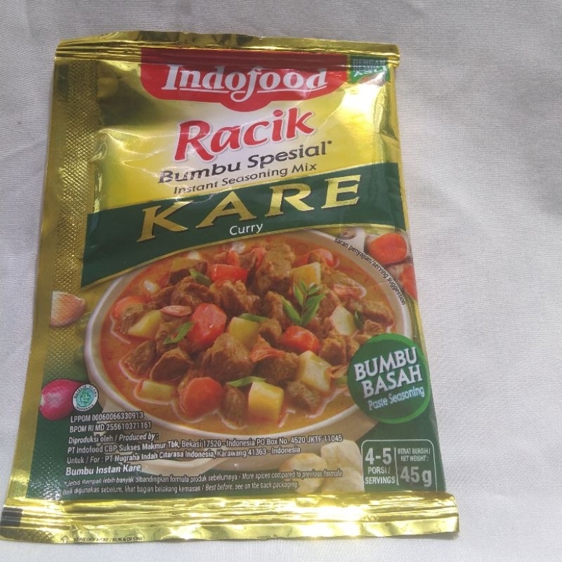 Jual Indofood Bumbu Spesial Racik Kare 45G | Shopee Indonesia