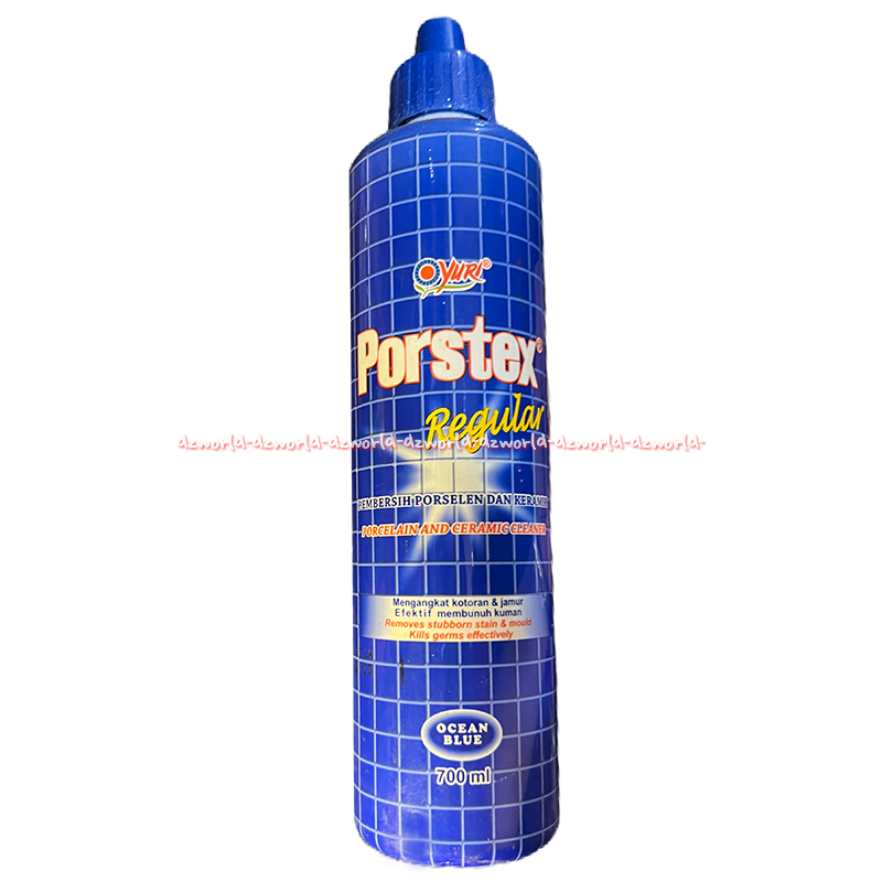 Jual Yuri Porstex Reguler 700ml Ocean Blue Pembersih Porselen dan ...