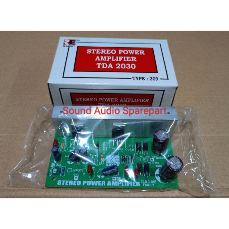 Jual Kit Power Amplifier TDA2030 Stereo / Kit Power TDA2030 STEREO