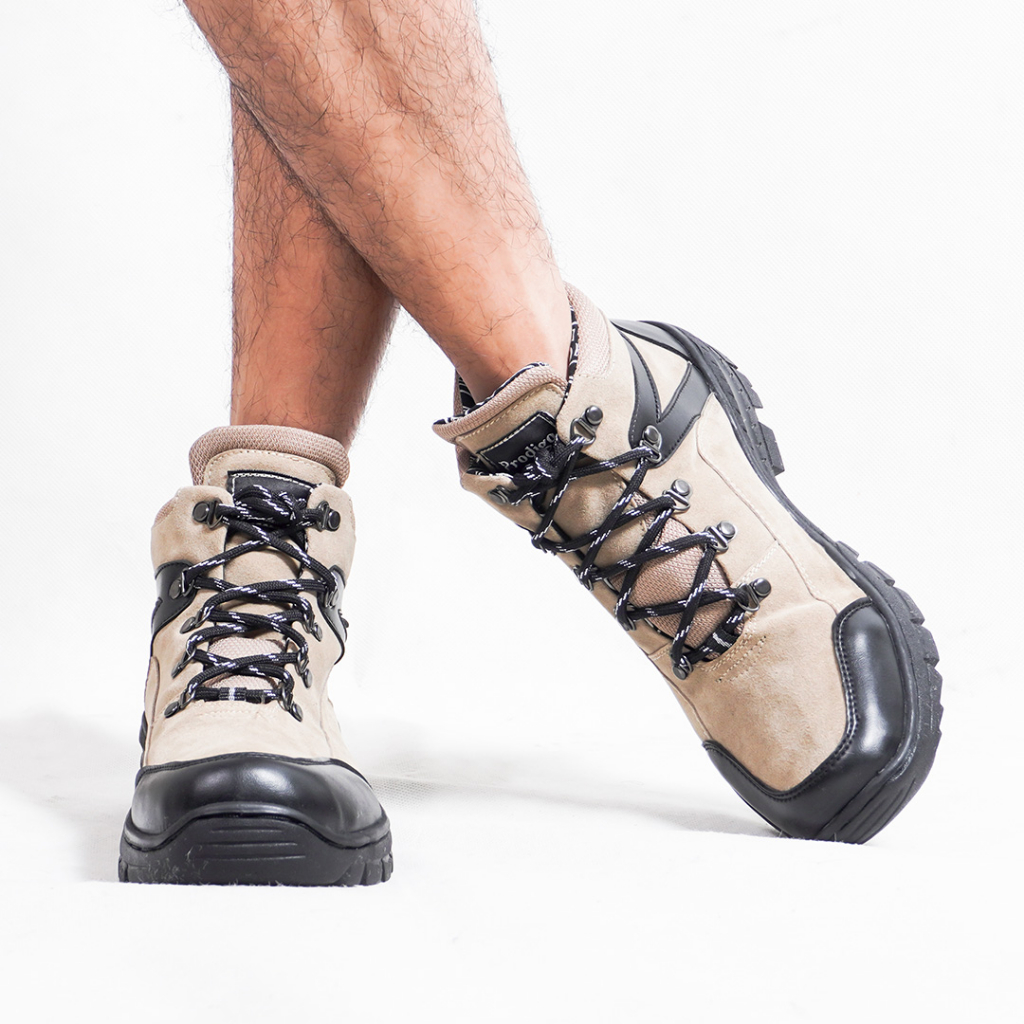 Jual Prodigo * Sepatu Hiking Pria Tambora Cream I Sepatu Olahraga ...