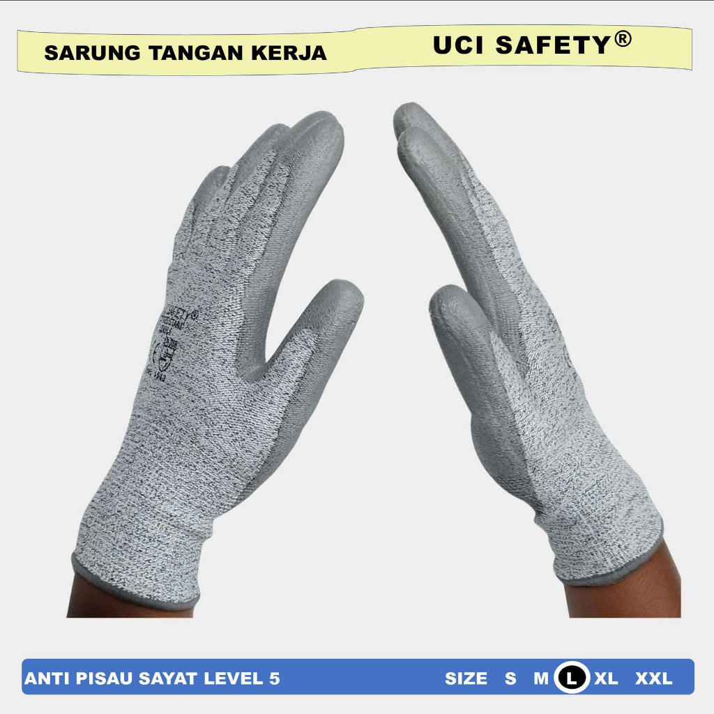 Jual Anti Gores Hand Gloves Anti Licin Anti Slip Anti Iris Coating ...