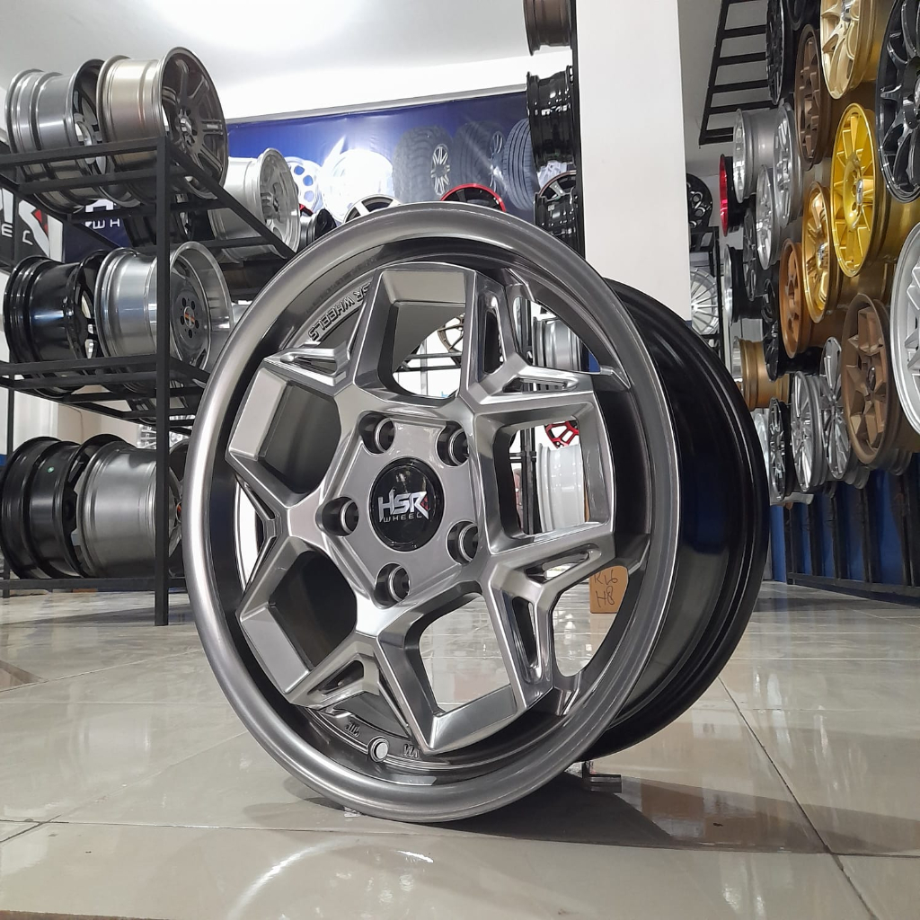 Jual velg mobil ring 15 HSR WASILE R15 buat ertiga innova grandmax ...