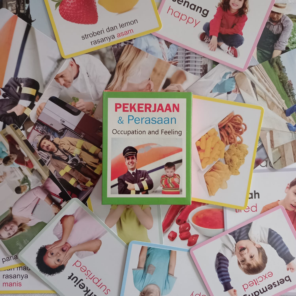 Jual Flash Card Glossy Kartu Pintar Edukasi Anak Mengenal Pekerjaan ...