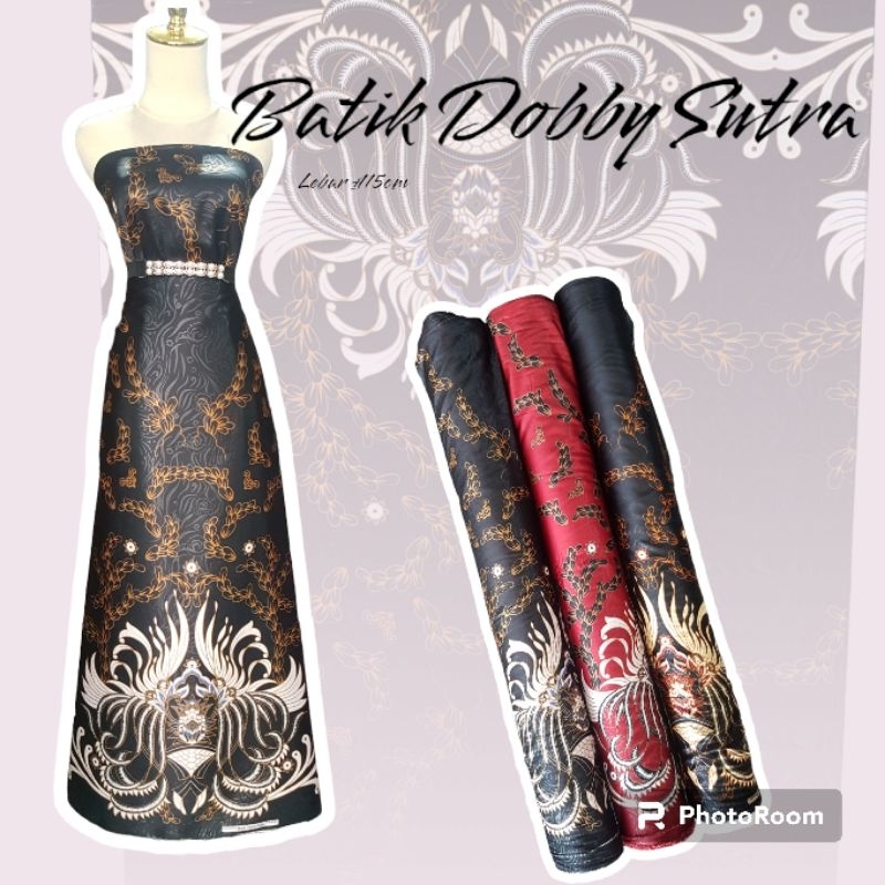 Jual Bahan Kain Batik Dobby Sutera / Batik Dobi Doby Halus Lembut Murah ...