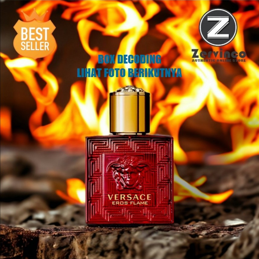 Jual Versace Eros Flame For Men Edp Ml Shopee Indonesia