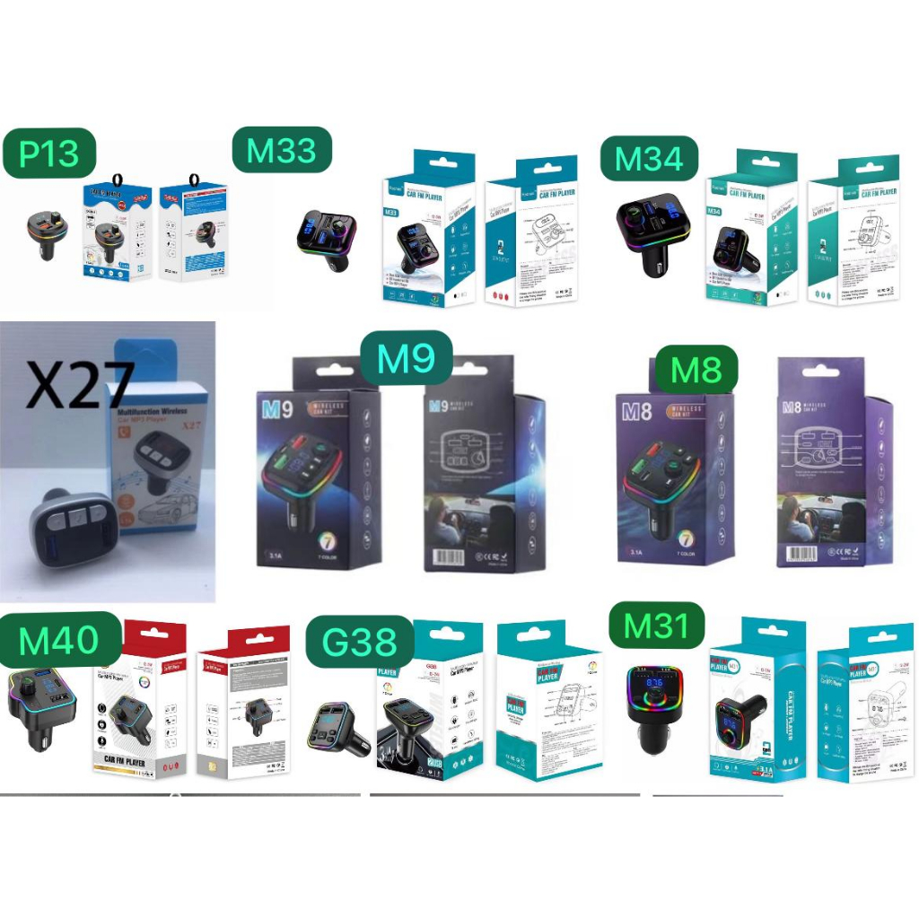 Jual Saver Mobil Wireless CarKit M40 Output 3.1A Bluetooth FM Car