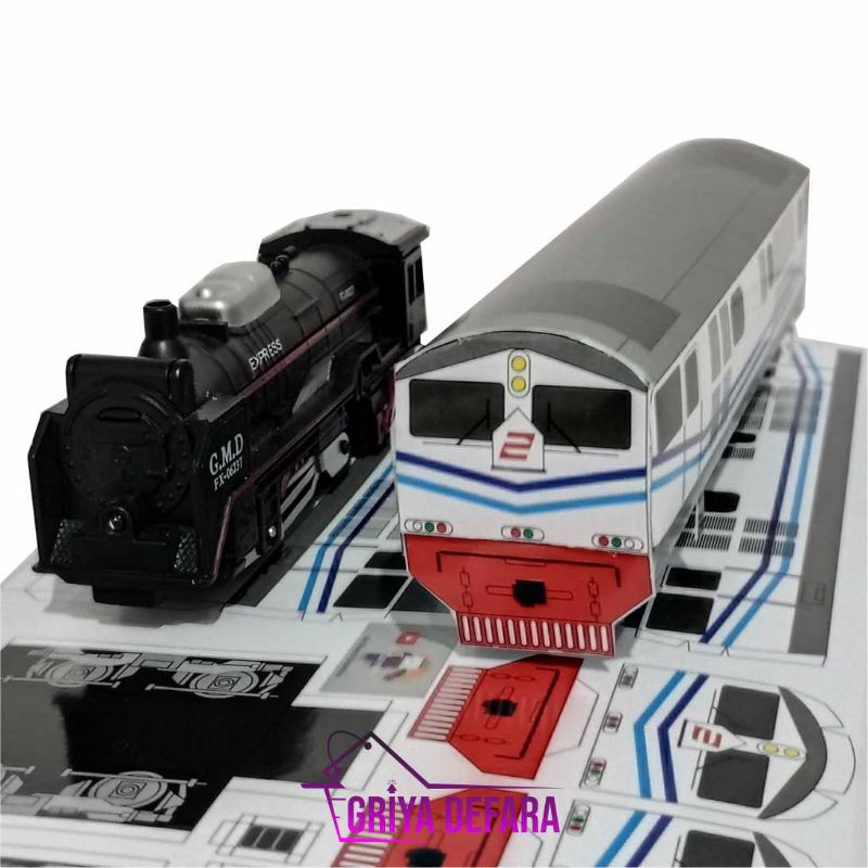 Jual GRIYADEFARA PAPERCRAFT LOKOMOTIF BB 304 BB304 SKALA HO 1/87 1:87 ...