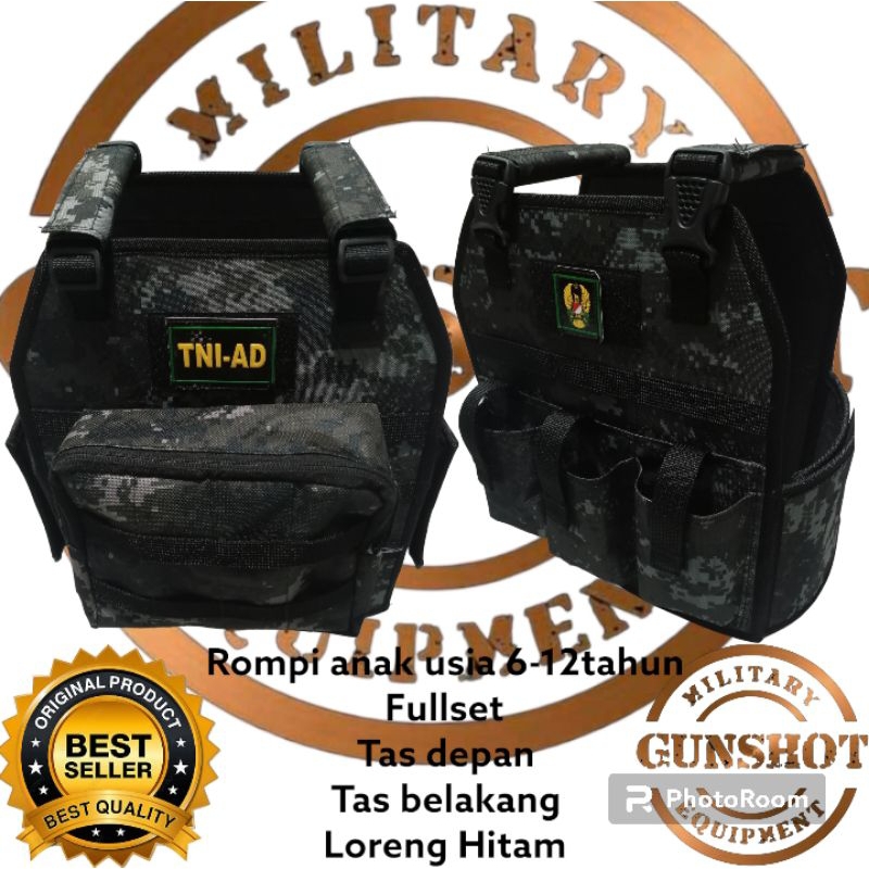 Jual Rompi anak Propesi Kostum TNI POLISI BRIMOB Rompi Anak TK PAUD SD ...