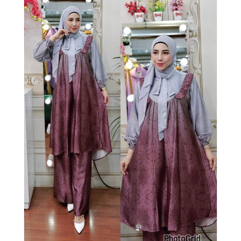 Jual PELANGI SET KULOT BY GALLERY MARYAM | Shopee Indonesia
