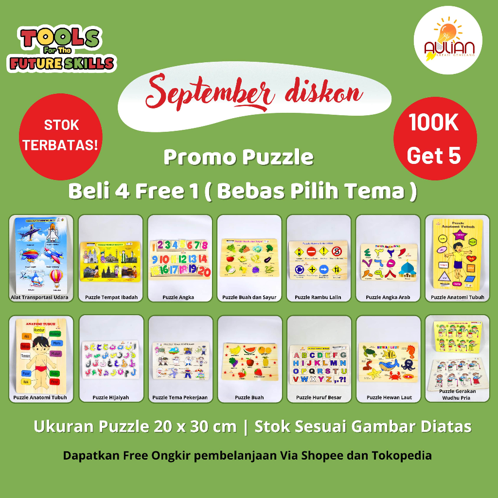 Jual CLEARANCE SALE PUZZLE BUY FOUR GET ONE Shopee Indonesia