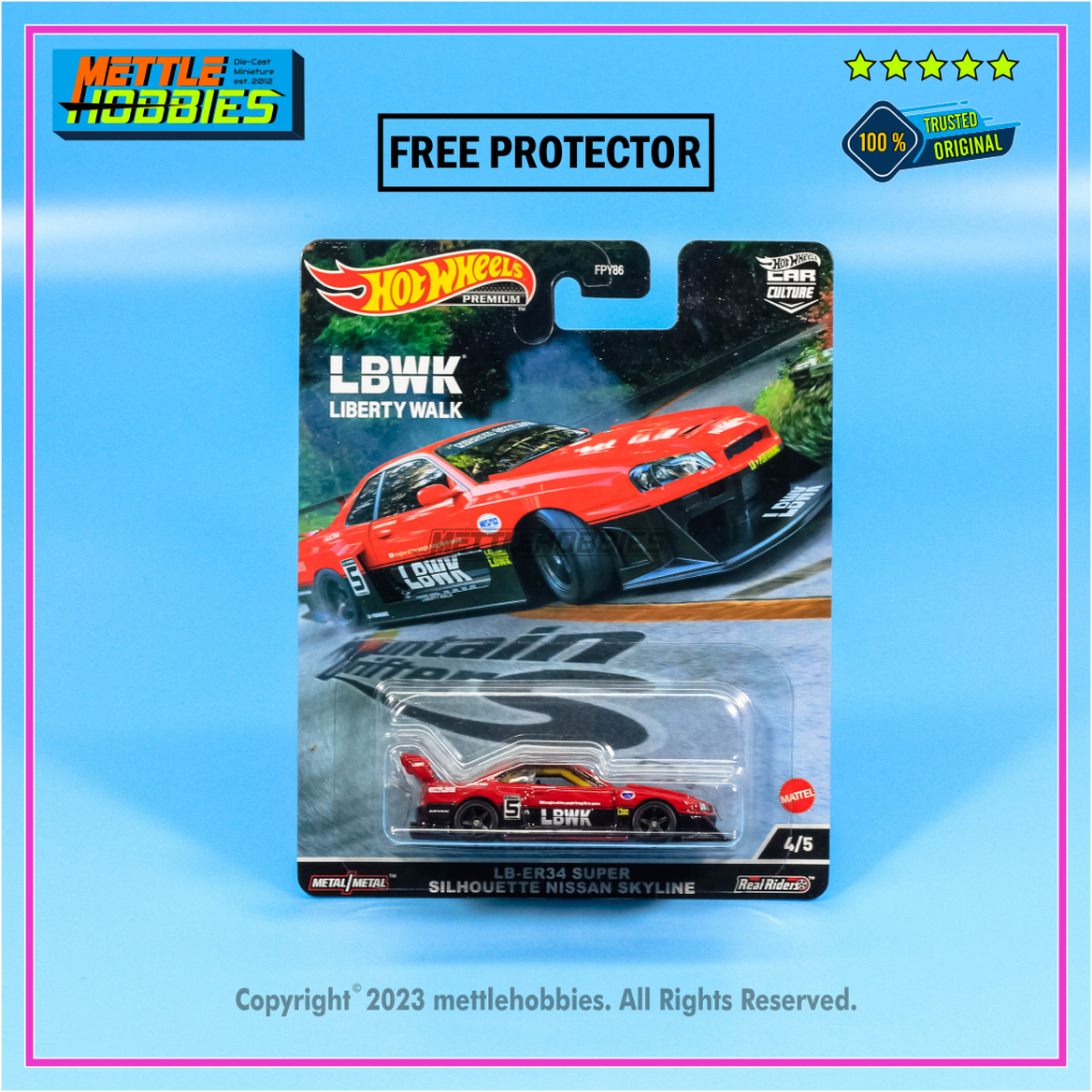 Jual Hot Wheels Premium Car Culture Nissan Skyline LB-ER34 Super ...