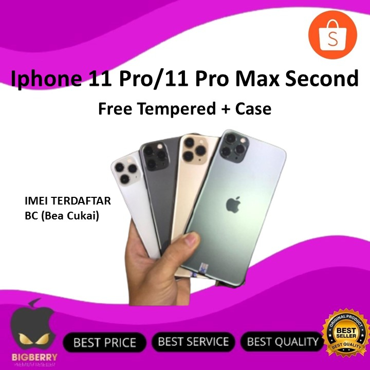 Jual Apple iPhone 11 Pro I Pro Max 512GB 256GB 64GB Midnight Green Gold