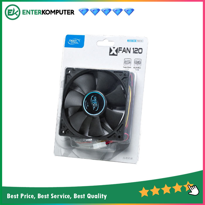 Jual Deepcool XFAN 12CM Black Hydro Bearing | Shopee Indonesia