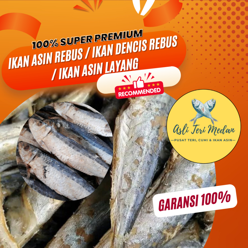 Jual Ikan Asin Rebus Super Ikan Asin Rebus Layang Ikan Dencis Rebus