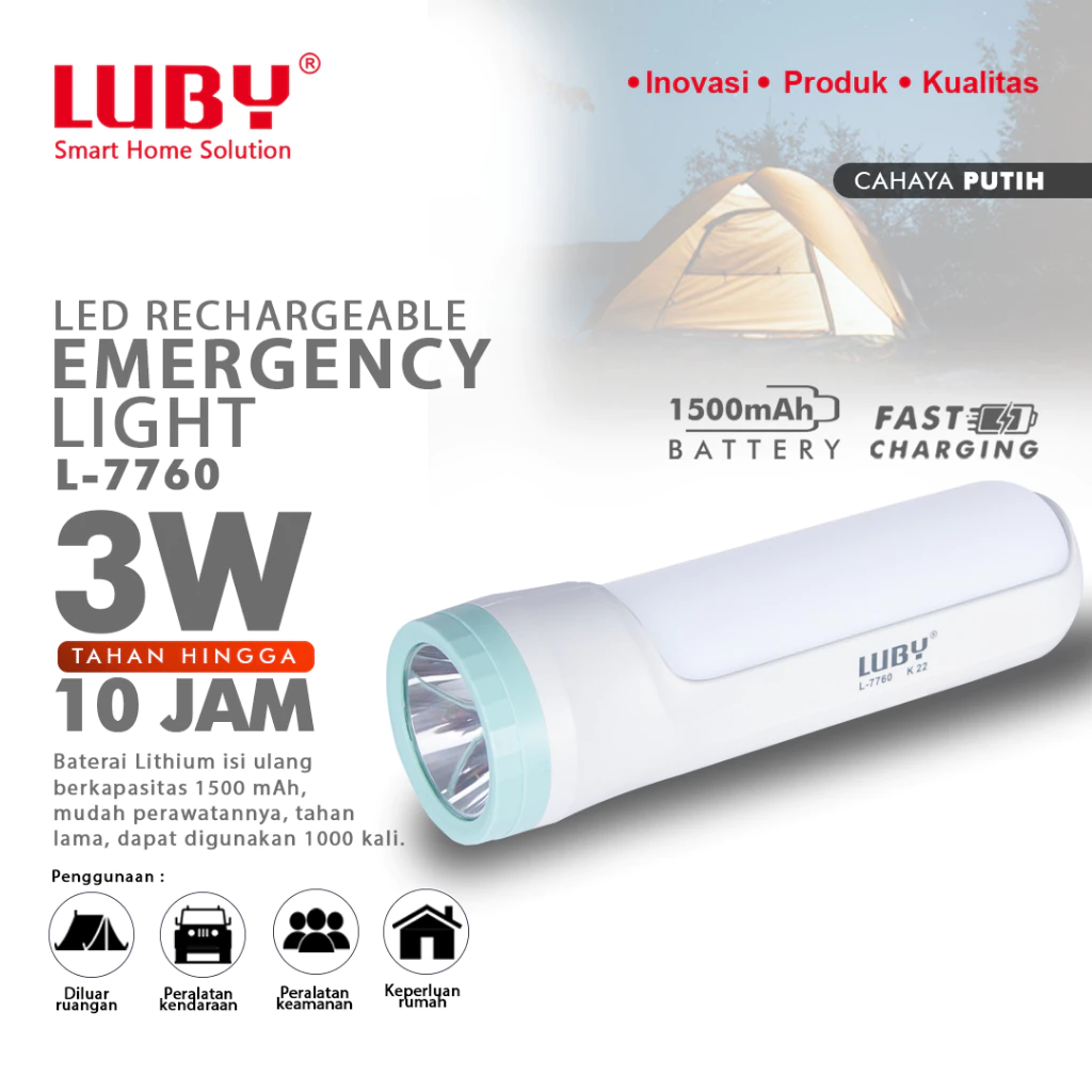 lampu emergency luby