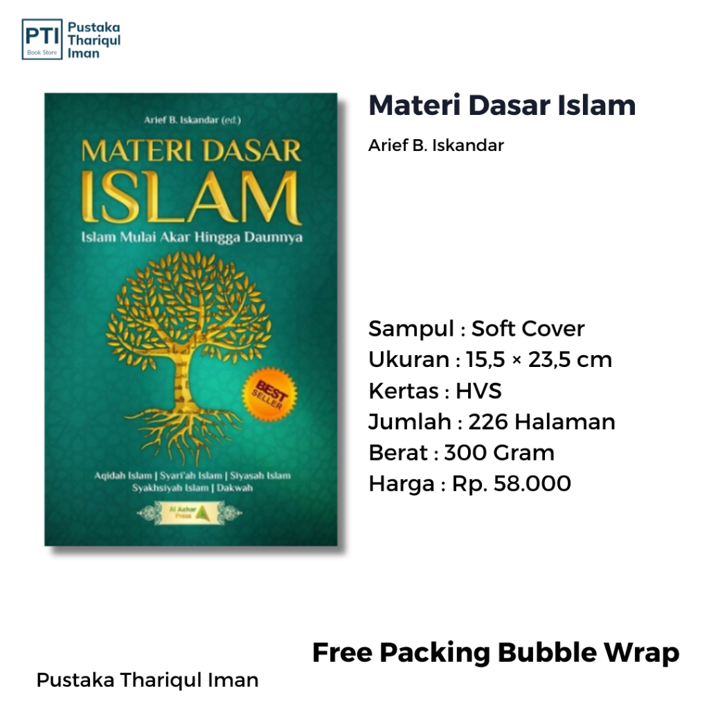 Jual BUKU MATERI DASAR ISLAM ALAZHAR PRESS EDISI TERBARU AL AZHAR PRESS ...