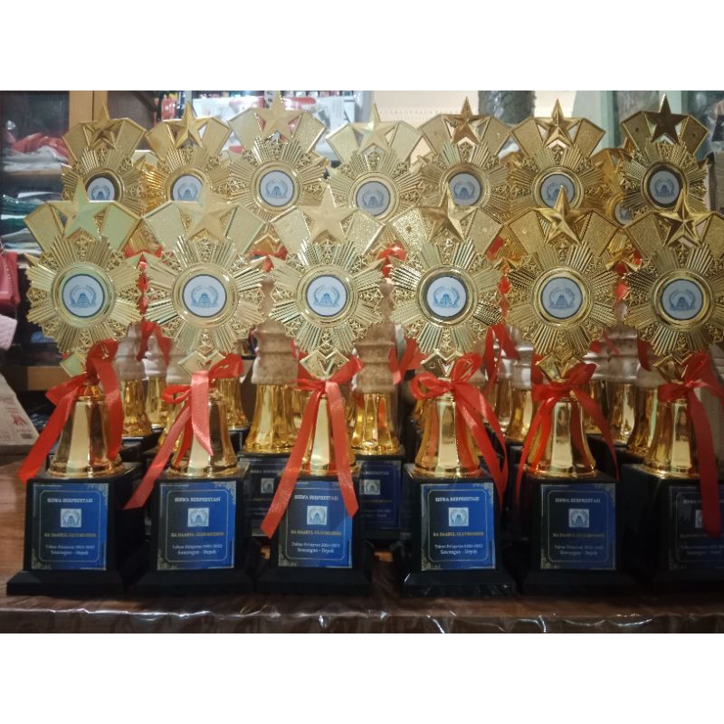 Jual Piala Trophy Juara Prestasi Satuan Shopee Indonesia