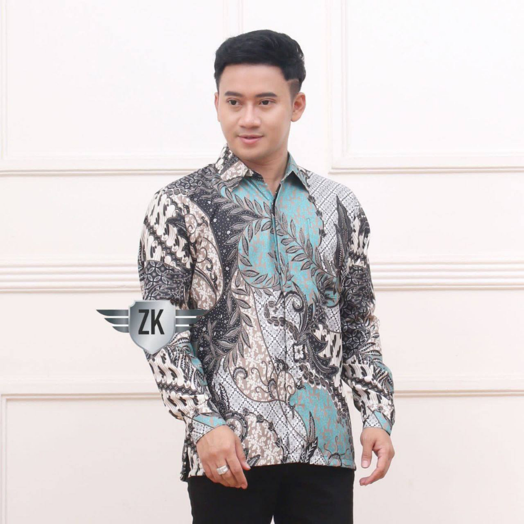 Jual Kemeja Batik Pria Dewasa Murah Lengan Panjang Modern Kondangan ...