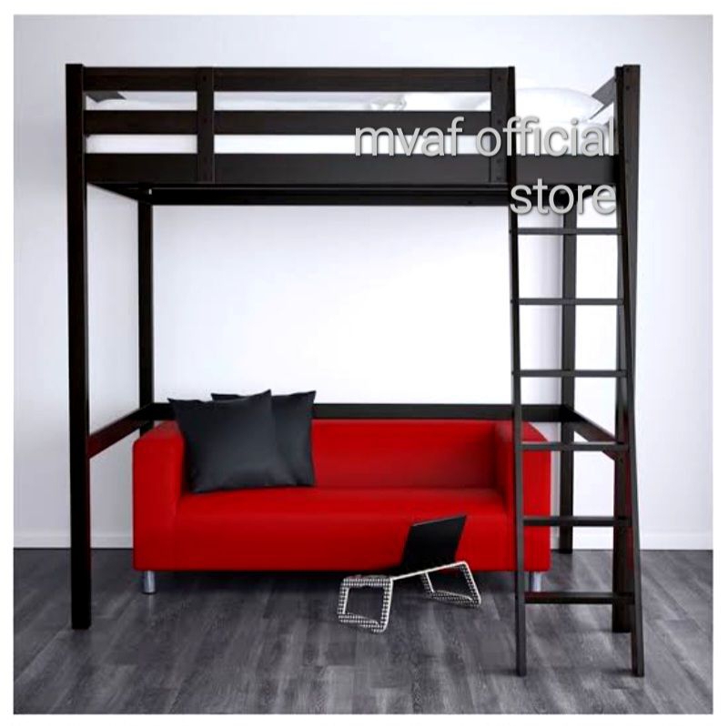 Jual Loft Upper Bunkbed Ranjang Besi Tingkat Atas Mezzanine Minimalis ...