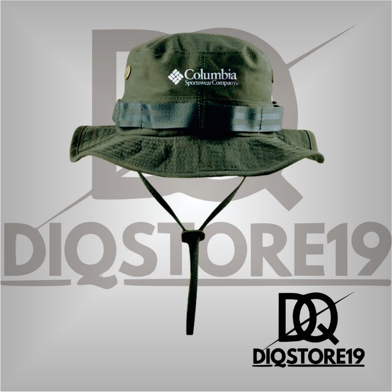 Jual Topi rimba Columbia premium logo DTF - topi outdoor - topi hiking ...