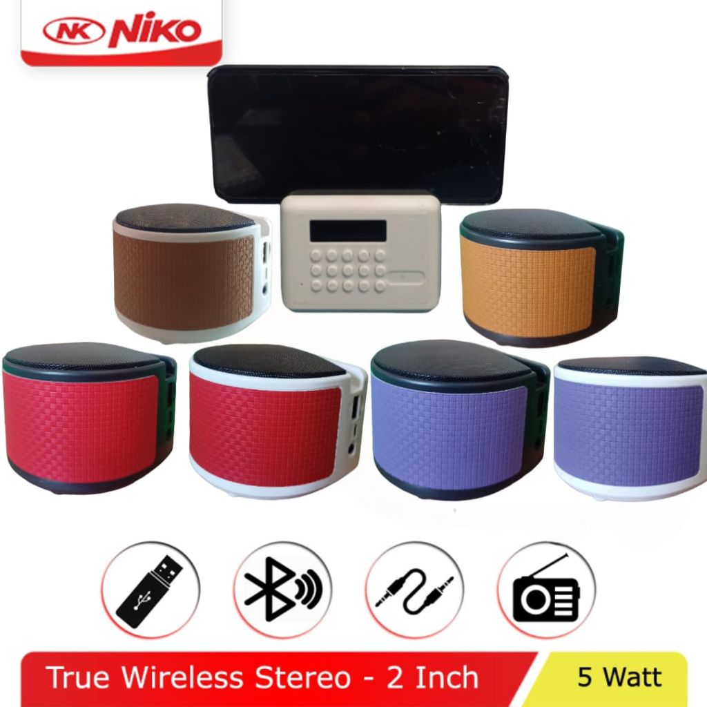 Jual Mini Speaker NIKO JS AQ | Shopee Indonesia