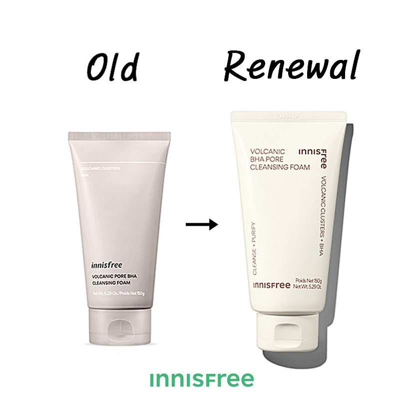 Jual (Pembersih Wajah Kulit Berminyak) INNISFREE Jeju Volcanic Pore BHA