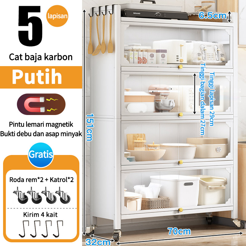 Jual Rak Kabinet Dapur Rak Lemari Dapur Oven Microwave Rak Penyimpanan